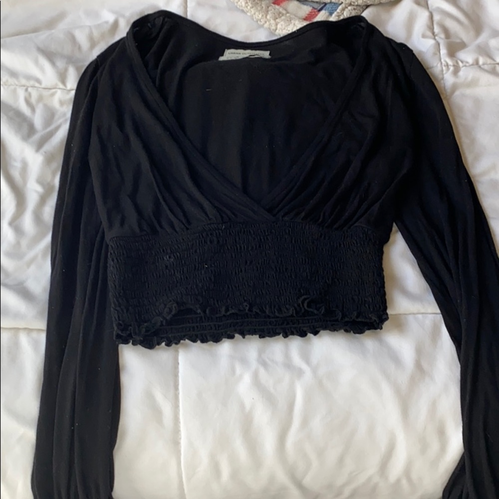 Black going out top